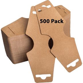 250 PackNecklace & Bracelet Display Cards - Easy & Simple Jewelry Display, Bulk 250 Pack White