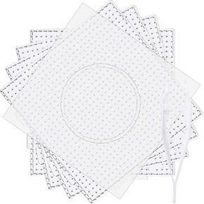 9pcs 5mm Large Square Fuse Beads Pegboards Plastic Beads Boards with Ironing Paper, Beads Tweezers Craft Beads