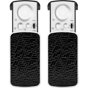 VIVOSUN Slide-Out Jewelry Loupe Magnifier 30X 60X 90X LED Lighted Eye Loupe with UV Light for Jewelry, Diamonds, Gems, Coins, Stamps, Rocks, Black in Kuwait