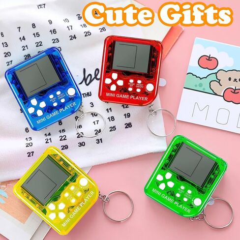 18PCS Video Game Party Favors Video Game Keychain 6 Colors Gamer Kids Party Favors Bulk Party Favors Party Supplies for Kids Classroom Prizes in Kuwait