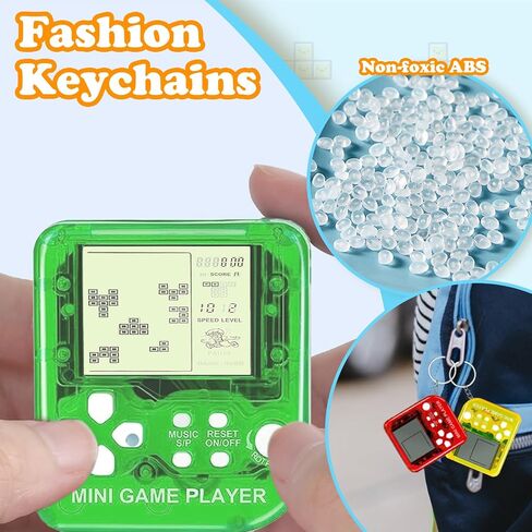 18PCS Video Game Party Favors Video Game Keychain 6 Colors Gamer Kids Party Favors Bulk Party Favors Party Supplies for Kids Classroom Prizes in Kuwait