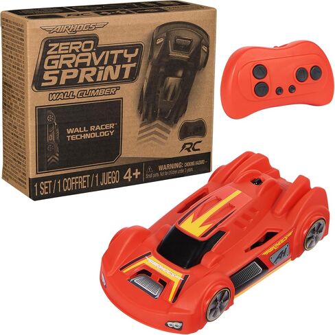 Air Hogs, Zero Gravity Sprint RC Car Wall Climber, Red USB Micro B Rechargeable Indoor Wall Racer, Over 4-Inches, Kids Toys for Kids Ages 4 and up in Saudi Arabia