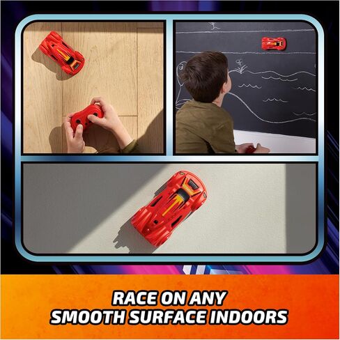 Air Hogs, Zero Gravity Sprint RC Car Wall Climber, Red USB Micro B Rechargeable Indoor Wall Racer, Over 4-Inches, Kids Toys for Kids Ages 4 and up in Saudi Arabia