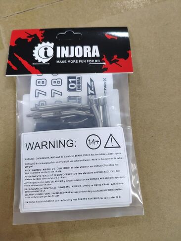 INJORA High Clearance Links Stainless Steel Link Set for TRX4M Upgrade Parts 1/18 RC Crawler Car in Kuwait