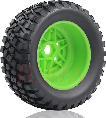 fujita 138MM OD 1/7 1/8 RC Short Course Truck Tyres Set All-Terrain Performance Tyres for TRX UDR 85086-4 ARRMA Mojave EXB YK4072 YKDF7 YK4073 TB7 (White) in Saudi Arabia