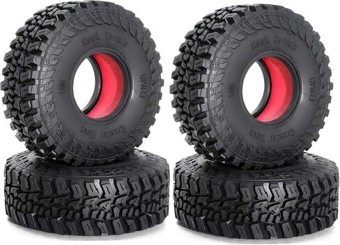 fujita 1.9" RC Crawler Tires & with Silicone Liner 120MM OD for 1/10 RC Crawler TRX4 Axial SCX10 II III Tamiya CC01 TRX6 AXI03007 90046 in Saudi Arabia