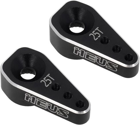 MEUS RACING TRX4M Servo Arm 25T Servo Horn for High Torque Micro Servo TRX4M 1/18 RC Crawler Upgrades Parts, 2pcs, Not for Stock Servo in Saudi Arabia
