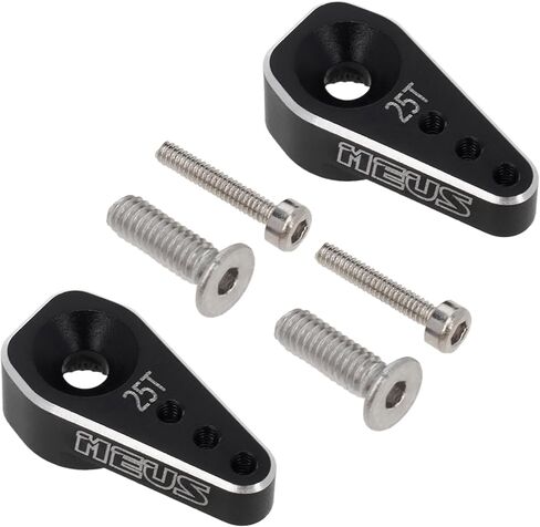 MEUS RACING TRX4M Servo Arm 25T Servo Horn for High Torque Micro Servo TRX4M 1/18 RC Crawler Upgrades Parts, 2pcs, Not for Stock Servo in Saudi Arabia