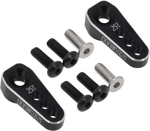MEUS RACING TRX4M Servo Arm 25T Servo Horn for High Torque Micro Servo TRX4M 1/18 RC Crawler Upgrades Parts, 2pcs, Not for Stock Servo in Saudi Arabia
