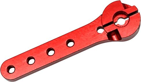 2pcs Servo Horn 56mm Metal 25T Metal Servo Arm Extension Servo Horn for 30-100CC Balsa Airplanes 1/10 RC Crawler Car Boat Futaba HSP Wltoys Axial SCX10 Parts in Saudi Arabia