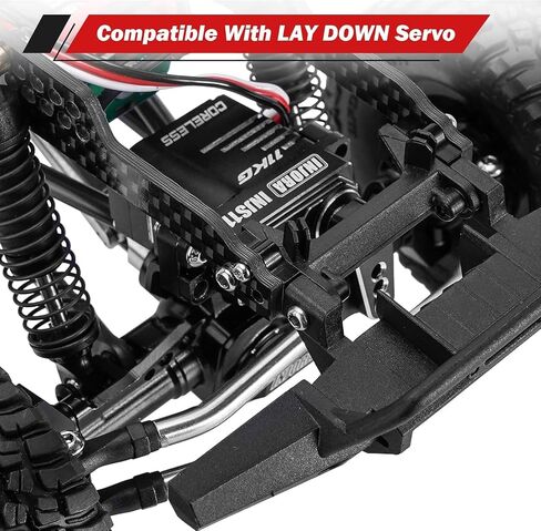 INJORA LCG Carbon Fiber Chassis Frame Kit with Battery Tray for TRX4M in Saudi Arabia