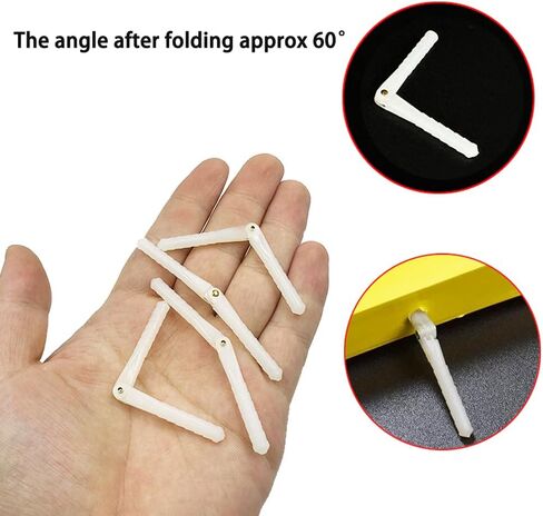 10PCS RC Airplane Plastic Pin Hinge for RC Plane Helicopter Aircraft DIY Model Plane Fix Wing Parts (2.5x43mm) in Saudi Arabia