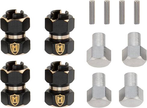 MEUS RACING TRX4M Brass Wheel Spacer 10mm(+6mm) Hex Extension Adapter for Redcat Ascent-18 TRX4M Defender Bronco K10 F150 1/18 RC Crawler Car Upgrades Parts in Kuwait