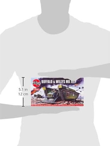 Airfix Model Tank - A02312V مجموعة الاستطلاع الألمانية ، مجموعات طرازات بلاستيكية للبالغين والأطفال 8+ ، 1:76 ، مستوى المهارة 2 ، النماذج العسكرية للموضوع WW2 ، دبابات الحرب العالمية 2 in Kuwait