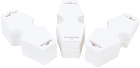 250 PackNecklace & Bracelet Display Cards - Easy & Simple Jewelry Display, Bulk 250 Pack White in Saudi Arabia
