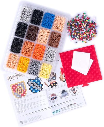 Perler 80-54345 Harry Potter Fuse Bead Kit للأطفال والبالغين ، يأتي مع 19 نمطًا ، متعدد الألوان ، 4503 ٪ in Saudi Arabia