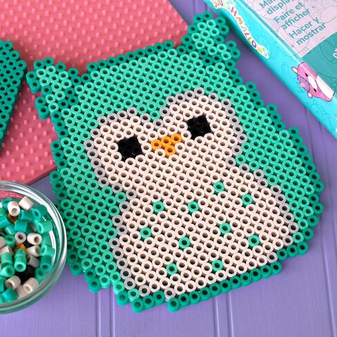 Perler Squishmallows Fused Bead Activity Kit with 5 Unique Patterns, Finished Project Sizes Vary, Multicolor 4393 Pieces in Kuwait