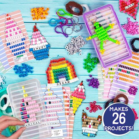 صنعت من قبل Me Ultimate Bead Pets بواسطة Horizon Group USA ، حرف الحيوانات الأليفة للخرز للأطفال ، تشمل أكثر من 1400 حبة ، وملابس مفاتيح ومقاطع كارابينر ، وقوالب التصميم ، وحالات التخزين والمزيد in Kuwait