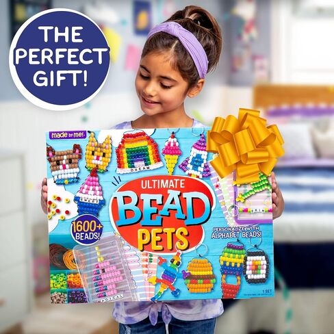 صنعت من قبل Me Ultimate Bead Pets بواسطة Horizon Group USA ، حرف الحيوانات الأليفة للخرز للأطفال ، تشمل أكثر من 1400 حبة ، وملابس مفاتيح ومقاطع كارابينر ، وقوالب التصميم ، وحالات التخزين والمزيد in Kuwait