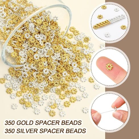 Augshy 700Pcs Star Pony Beads, Large Hole Star Shape Spacer Beads Rainbow Beads for Birthday 4th of July Pride Party Decorate Jewelry Making Necklace Friendship Hair Beads in Kuwait
