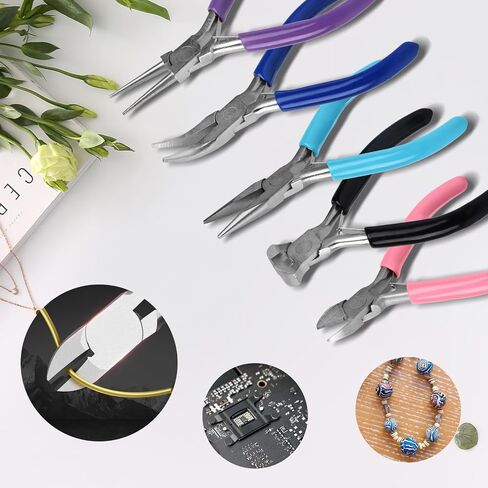 3 Pcs Pliers for Jewelry Making, Jewelry Pliers Set for Jewelry Repair in Saudi Arabia