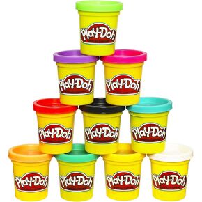 Play-Doh Bulk 10-Pack Case of Assorted Colors, Easter Basket Stuffers, Party Favors for Girls & Boys, Kids Arts & Crafts, Preschool Toys, Ages 2+ (Amazon Exclusive)