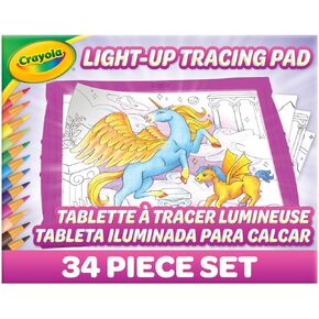 Crayola Light Up Tracing Pad - Pink, Writing & Drawing Art Kit for Kids, Kids Toys & Games, Tracing Light Box, Easter Gifts for Girls & Boys, 6+ [Amazon Exclusive]