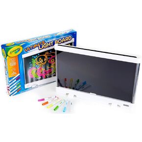 Crayola Ultimate Light Board - White, Kids Drawing Tablet, LED Drawing Board for Kids, Art Projector, Easter Gift for Boys & Girls, Toys for Kids, 6+