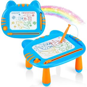 Magnetic Drawing Board for Toddlers 1-3, Toddler Toys 2-3, Magna Mess Free Doodle Board Pad Learning Toy, Etch A Colorful Sketch Educational Toys for 1 2 3 Year Old Boys Girls Christmas Birthday Gift