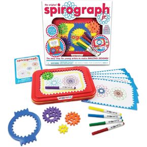 Spirograph Jr. — Jumbo Sized Gears Classic Retro Toy For Spiral Drawing Art Design Toy Kit for Smaller Hands — For Kids Ages 3 and Up