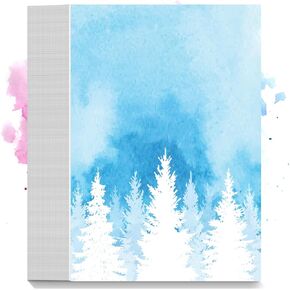60 Sheets Watercolor Paper, 5 x 7 Inch Cold Press Water Color Paper Bulk for Kids Child Students Adults, Small White 140 Lb/300 GSM Watercolor Drawing Paint Paper for Art Works Supplies
