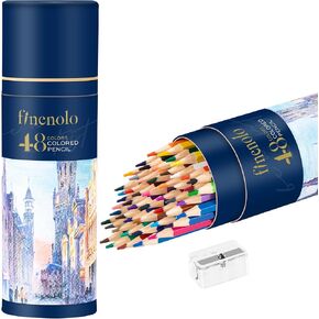 36 Pack Colored Pencils for Adult Coloring Books, Soft Core, Art Drawing Pencils for Artists Kids Beginners, Coloring Pencils Set with Sharpener for Coloring, Sketching, Painting