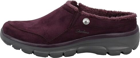 Skechers Women's Easy Going-Latte-Twin Gore Slip-on Mule, Charcoal, 10 M US in Saudi Arabia