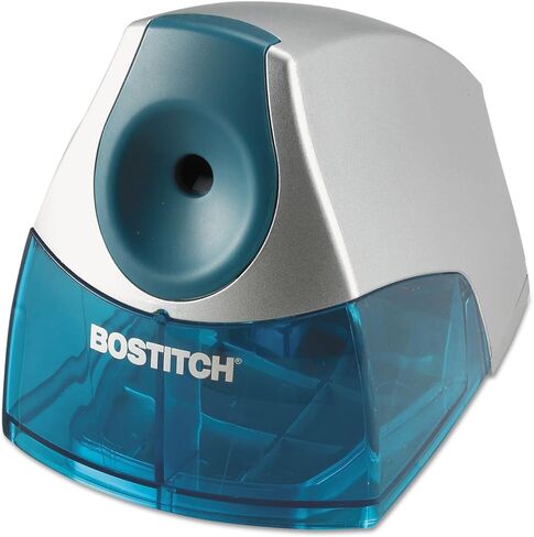 Bostitch Office Personal Electric Pencil Sharpener, Powerful Stall-Free Motor, High Capacity Shavings Tray, Blue in Saudi Arabia