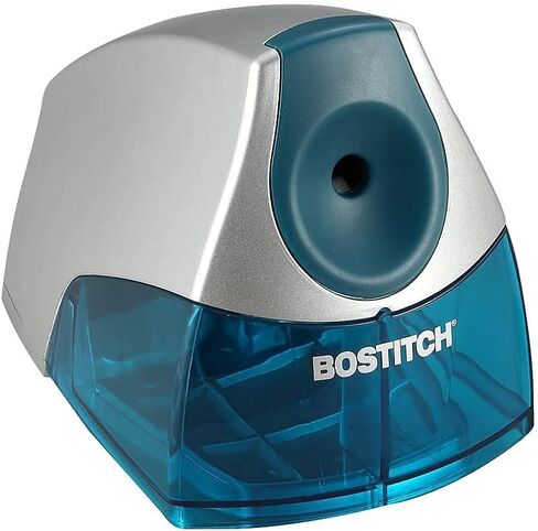 Bostitch Office Personal Electric Pencil Sharpener, Powerful Stall-Free Motor, High Capacity Shavings Tray, Blue in Saudi Arabia
