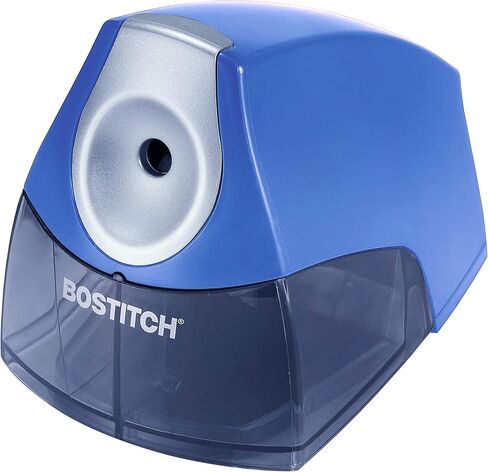 Bostitch Office Personal Electric Pencil Sharpener, Powerful Stall-Free Motor, High Capacity Shavings Tray, Blue in Saudi Arabia