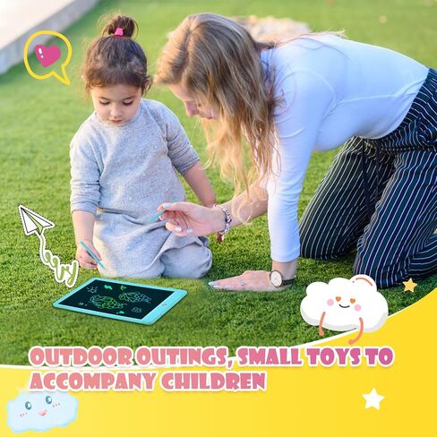 ألعاب Eoocoo للأعمار من 2 إلى 4 سنوات ، LCD Tablet for Kids 2 Pack ، لوحة رسم للأطفال ، أساسيات السفر الصغيرة ، لا توجد كتب تلوين الفوضى للأطفال الصغار 1-3 ، حشو سلة عيد الفصح ، هدية بويت- in Kuwait