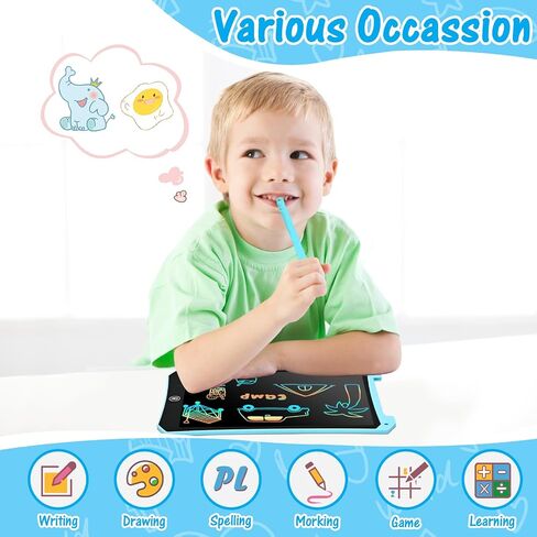 ألعاب Eoocoo للأعمار من 2 إلى 4 سنوات ، LCD Tablet for Kids 2 Pack ، لوحة رسم للأطفال ، أساسيات السفر الصغيرة ، لا توجد كتب تلوين الفوضى للأطفال الصغار 1-3 ، حشو سلة عيد الفصح ، هدية بويت- in Kuwait