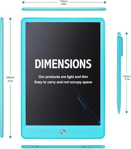 ألعاب Eoocoo للأعمار من 2 إلى 4 سنوات ، LCD Tablet for Kids 2 Pack ، لوحة رسم للأطفال ، أساسيات السفر الصغيرة ، لا توجد كتب تلوين الفوضى للأطفال الصغار 1-3 ، حشو سلة عيد الفصح ، هدية بويت- in Kuwait