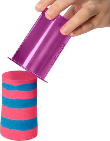 Kinetic Sand, Ultimate Sandisfying Set with 2lbs Play Sand (Pink, Yellow & Teal), 10 Tools & Molds, Sensory Toys for Kids Ages 7 and up in Kuwait