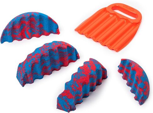 Kinetic Sand, Ultimate Sandisfying Set with 2lbs Play Sand (Pink, Yellow & Teal), 10 Tools & Molds, Sensory Toys for Kids Ages 7 and up in Kuwait