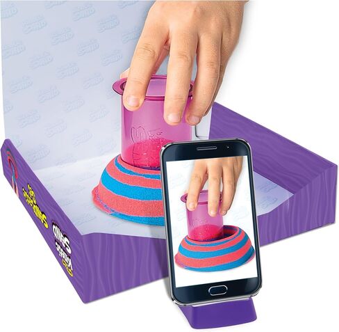 Kinetic Sand, Ultimate Sandisfying Set with 2lbs Play Sand (Pink, Yellow & Teal), 10 Tools & Molds, Sensory Toys for Kids Ages 7 and up in Kuwait