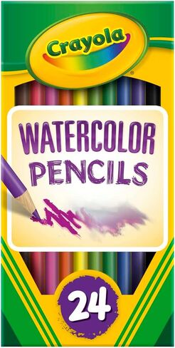 Crayola Watercolor Colored Pencils 24ct, Watercolor Paint Alternative in Saudi Arabia