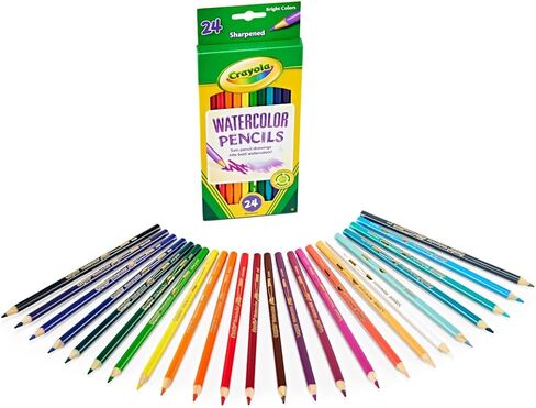 Crayola Watercolor Colored Pencils 24ct, Watercolor Paint Alternative in Saudi Arabia