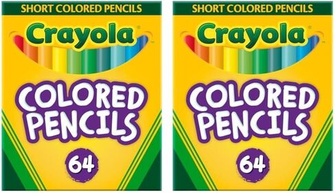 Crayola Mini Colored Pencils (Colors may vary), Coloring Supplies for Kids, 64 Count, Gift in Saudi Arabia