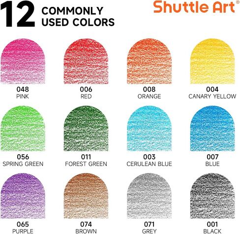 Shuttle Art 360 PCS Colored Pencils Bulk, 12 Assorted Colors, Pack of 30, Break-resistant, Pre-sharpened Colored Pencils for Kids, Bulk Pack School Supplies for Teachers & Students in Saudi Arabia