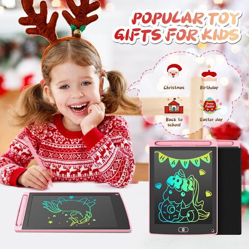 3 Pack LCD Writing Tablet, Colorful Toddler Drawing Tablet Doodle Board for Kids, Erasable Reusable Electronic Drawing Pad, LEYAOYAO Educational and Learning Toy for 3-6 Years Old Boy and Girl in Kuwait