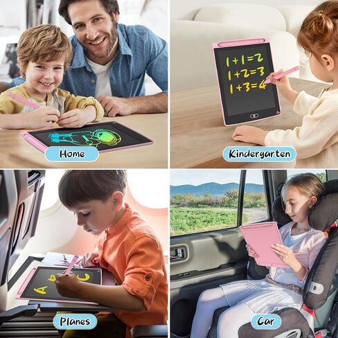 3 Pack LCD Writing Tablet, Colorful Toddler Drawing Tablet Doodle Board for Kids, Erasable Reusable Electronic Drawing Pad, LEYAOYAO Educational and Learning Toy for 3-6 Years Old Boy and Girl in Kuwait