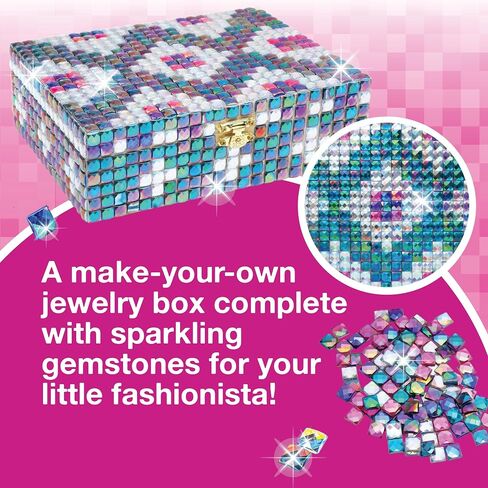 PURPLE LADYBUG Kids Picture Frame Mosaic Kit - Fun Arts & Crafts Gift for Girls 6-12, Great for Birthdays, Valentine's & Easter in Saudi Arabia