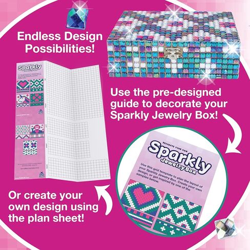 PURPLE LADYBUG Kids Picture Frame Mosaic Kit - Fun Arts & Crafts Gift for Girls 6-12, Great for Birthdays, Valentine's & Easter in Saudi Arabia